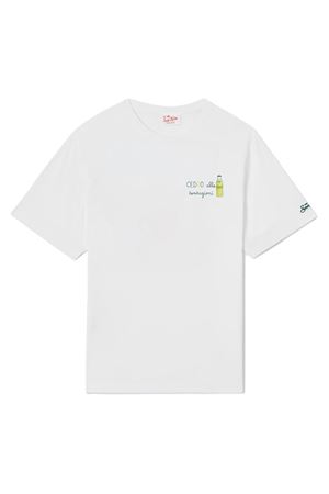 T-Shirt Portofino Man In Cotone Con Stampa Frontale MC2 SAINT BARTH | T-shirt | POT000100440L